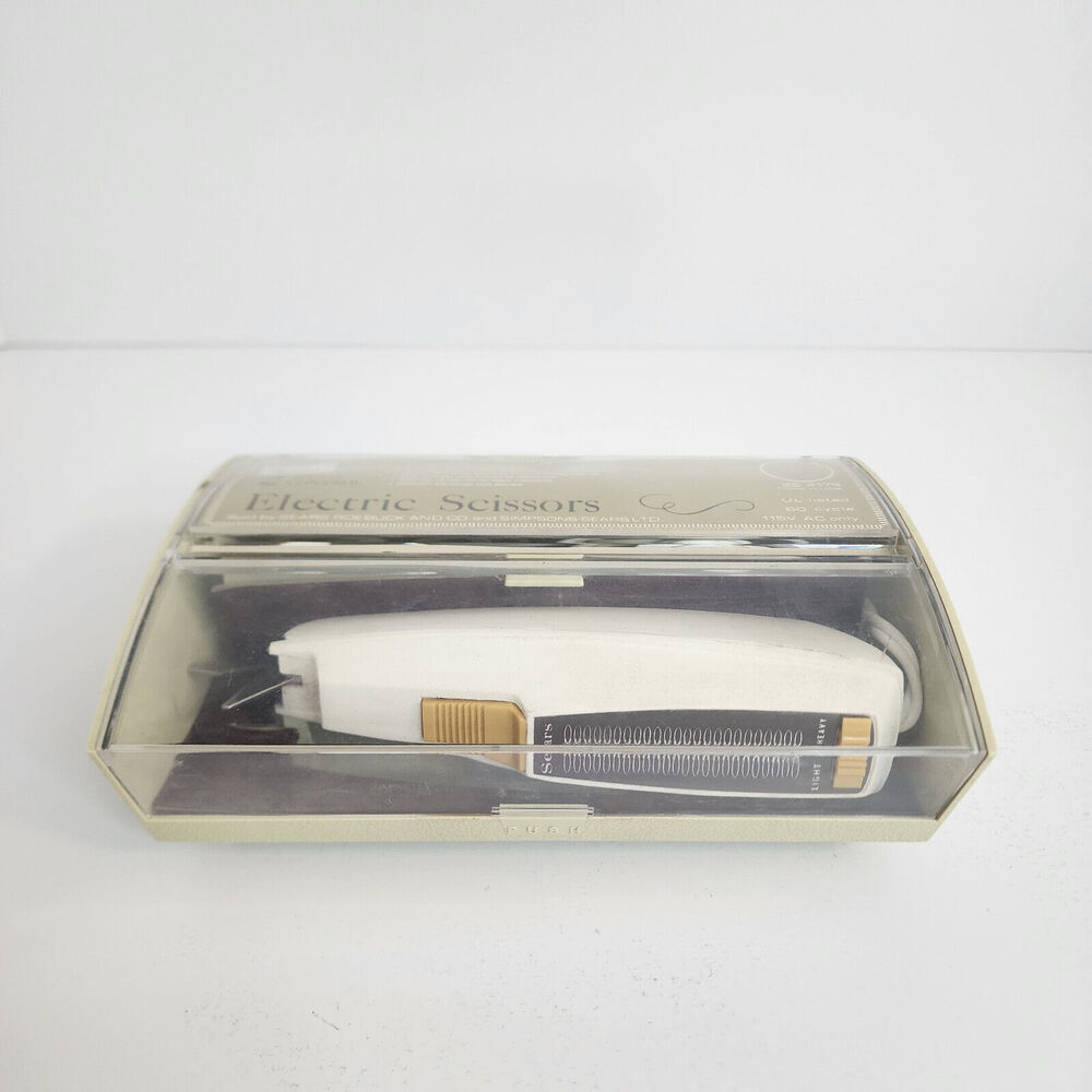 Electric Scissors 2-Speed Control 10-ft‎ Cord Light; Vintage Sears Model 25.2179